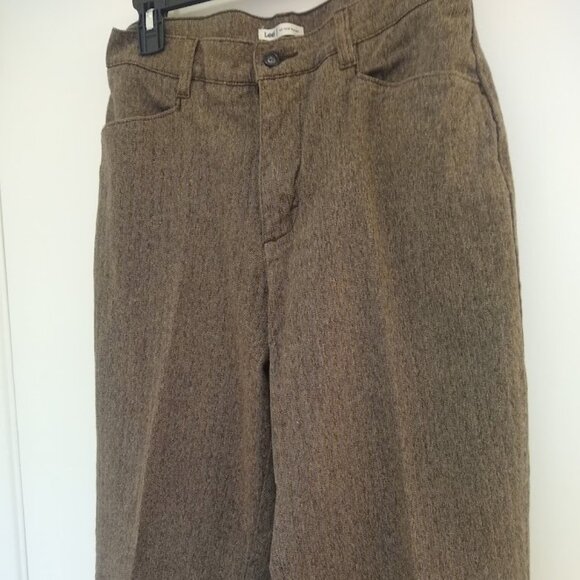 Lee Pants - Vintage Lee size 10   brown herringbone-tweed   pant/slacks/trousers